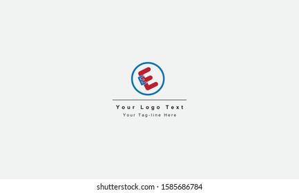 EE letter logo. Unique attractive creative modern initial EE or E initial based letter icon logo