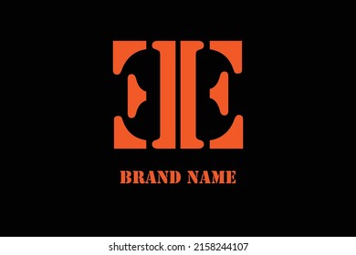 EE letter modern logo design.Vector ilustration background template design.