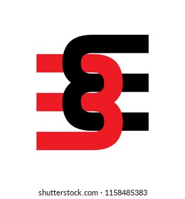 EE LETTER VECTOR LOGO