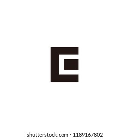 ee letter vector logo