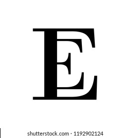 ee letter vector logo