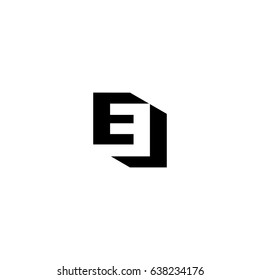 ee letter vector logo. el letter vector logo