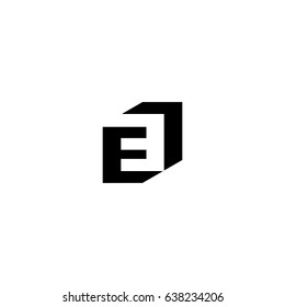 ee letter vector logo. el letter vector logo