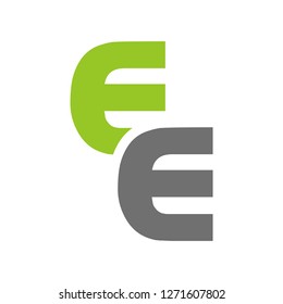 ee logo design , initial logo , generic logo , vector , icon