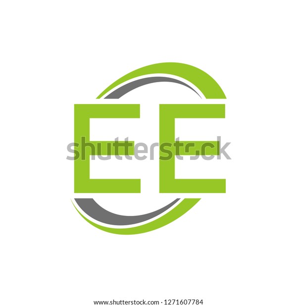 Ee Logo Design Initial Logo Generic Stock Vector Royalty Free