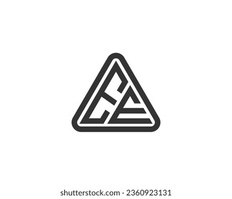 EE logo design vector template