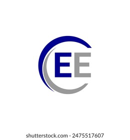 EE logo design vector template.EE logo design vector template  