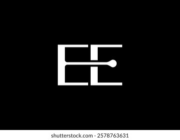 EE logo desing and monogram logo
