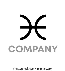 ee logo icon design template sign