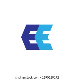 EE logo letter design 