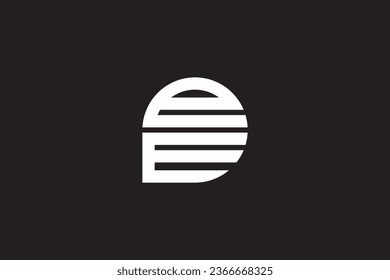 EE-Logo-Monogramm einzeln auf der Planvorlage für Kreissenelemente