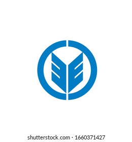 Plantilla moderna vectorial del logotipo EE