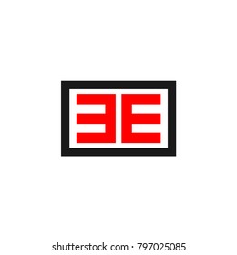 EE Logo Vector Template Design