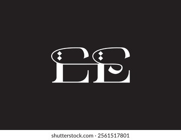 EE monogram logo design and company logo