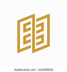 EE Monogram Logo Vector