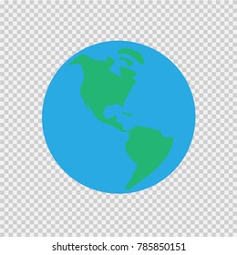 Eearth simple vector illustration eps 10.