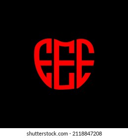 EEE initial modern logo design vector icon template