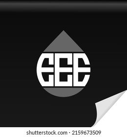 EEE logo monogram isolated on circle element design template