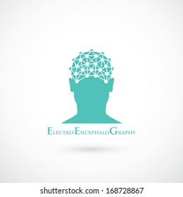 EEG Symbol - Vector Illustration