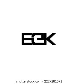 eek typography letter monogram logo design