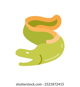 Eel Flat Icons, Vector illustration