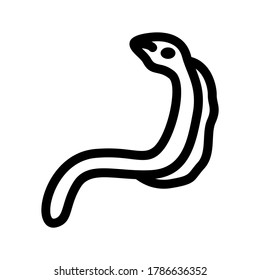 eel icon or logo isolated sign symbol vector illustration - high quality black style vector icons
