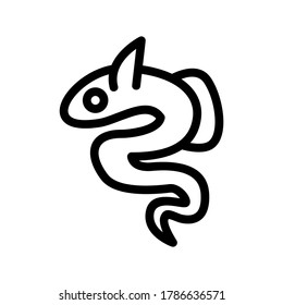 eel icon or logo isolated sign symbol vector illustration - high quality black style vector icons
