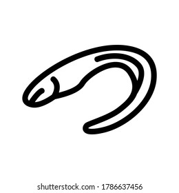 eel icon or logo isolated sign symbol vector illustration - high quality black style vector icons
