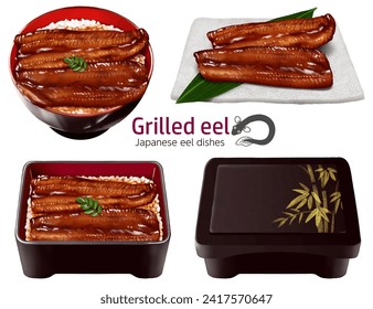 Eel Japanese food Japanese tableware