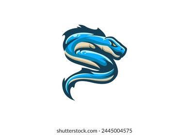 eel vector illustration logo image