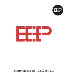 Design de Monograma de Letra de Logotipo EEP