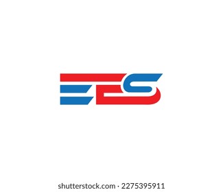 EES Letter Abstrakt Logo Symbol Design Moderne Vorlagenelemente Vektor.