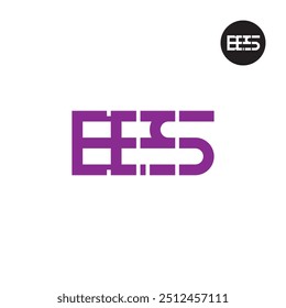 Design de Monograma de Letra de Logotipo EES