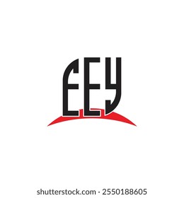 eey letter logo design with white background in illustrator, vector logo modern alphabet font