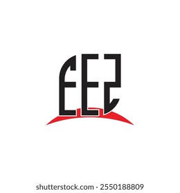 eez letter logo design with white background in illustrator, vector logo modern alphabet font