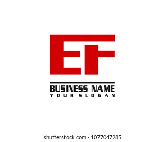 EF company linked letter logo