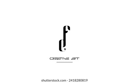 EF, FE, E, F abstract letters logo monogram