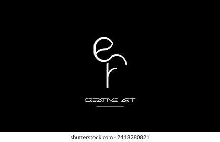 EF, FE, E, F abstract letters logo monogram