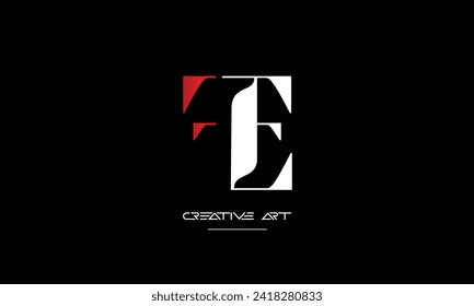 EF, FE, E, F abstract letters logo monogram