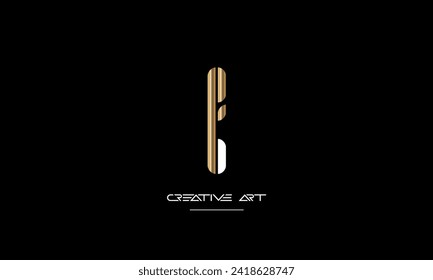EF, FE, E, F abstract letters logo monogram
