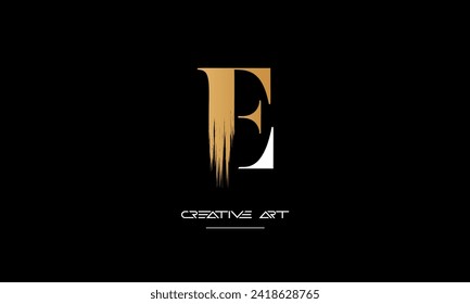 EF, FE, E, F abstract letters logo monogram