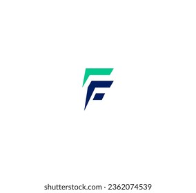 EF, FE letter logo design template elements. Modern abstract digital alphabet letter logo