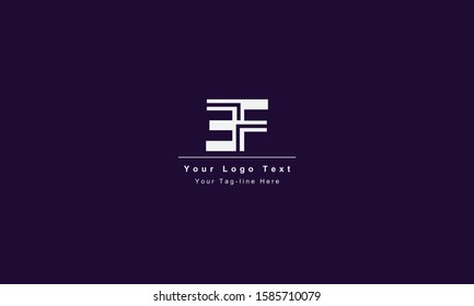EF or FE letter logo. Unique attractive creative modern initial EF FE E F initial based letter icon logo