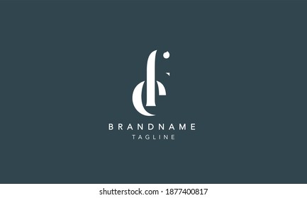EF FE Lowercase Letter Initial Icon Logo Design Vector Illustration
