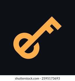 EF Key Monogram Vector Image