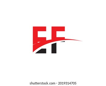 EF Letter Initial Logo Design Template