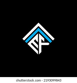EF letter logo creative design with vector graphic, EF simple and modern logo.