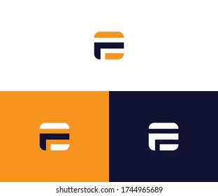 ef letter logo design vector