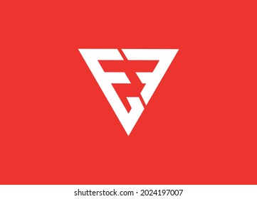 EF letter logo vector design