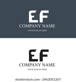 EF logo initial letter luxury royal logo. template symbol. modern golden luxury logo. abstract monogram vector letter mark brand fashion. icon  business monogram boutique font Clothing minimalist.